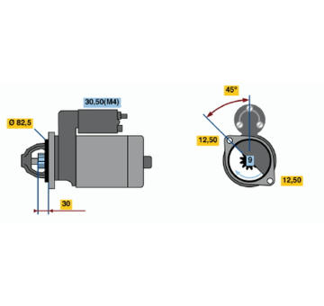 Startér BOSCH 0 001 316 007