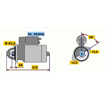 Startér BOSCH 0 001 362 058