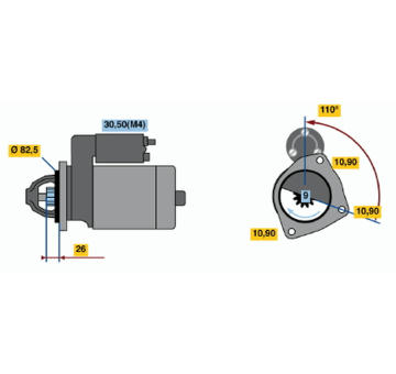 Startér BOSCH 0 001 362 705