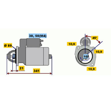 Startér BOSCH 0 001 367 063