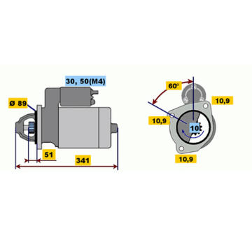 Startér BOSCH 0 001 367 066