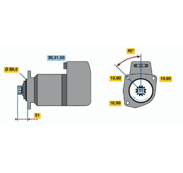 Startér BOSCH 0 001 417 025