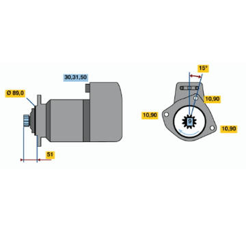 Startér BOSCH 0 001 416 025