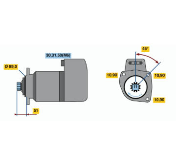 Startér BOSCH 0 001 416 053