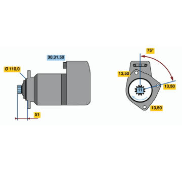 Startér BOSCH 0 001 416 068