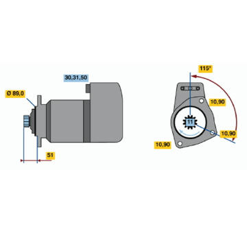 Startér BOSCH 0 001 416 069