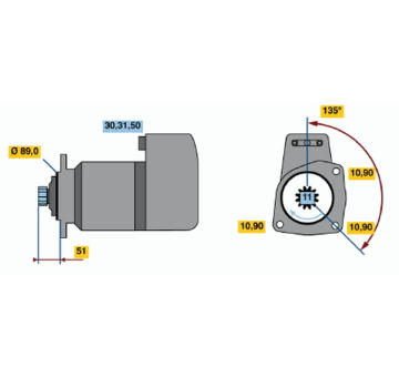 Startér BOSCH 0 001 416 075