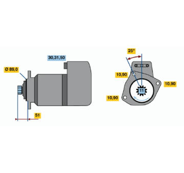 Startér BOSCH 0 001 416 076