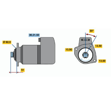 Startér BOSCH 0 001 417 066