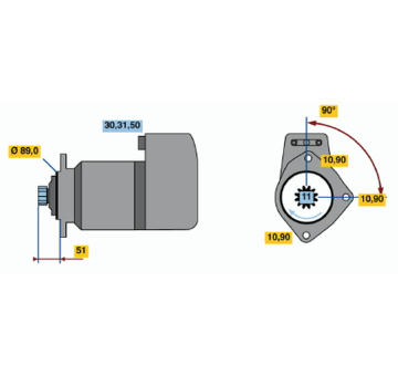 Startér BOSCH 0 001 417 068