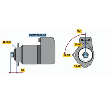 Startér BOSCH 0 001 417 072