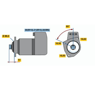 Startér BOSCH 0 001 417 080