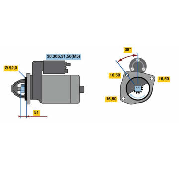 żtartér BOSCH 0 001 420 029