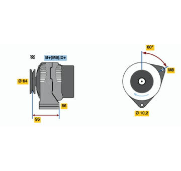 generátor BOSCH 0 120 335 006