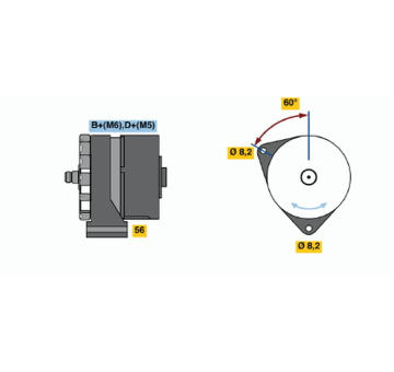 generátor BOSCH 0 120 339 538