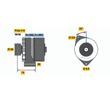 generátor BOSCH 0 120 468 049