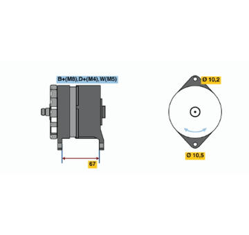 generátor BOSCH 0 120 468 065