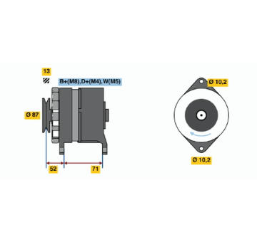 generátor BOSCH 0 120 468 094