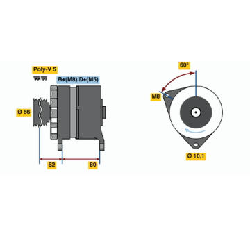 Alternátor BOSCH 0 120 468 108