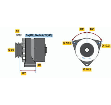 generátor BOSCH 0 120 488 278