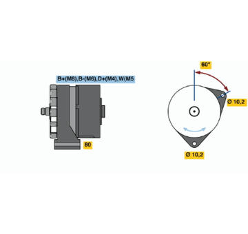 generátor BOSCH 0 120 468 142