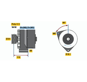 generátor BOSCH 0 120 469 011