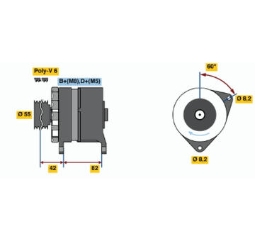 Alternátor BOSCH 0 120 469 017