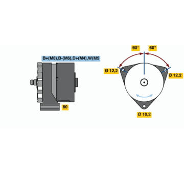 generátor BOSCH 6 033 GB3 053