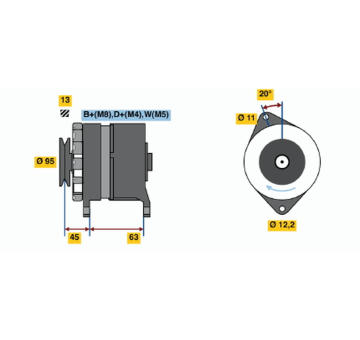 generátor BOSCH 0 120 469 026