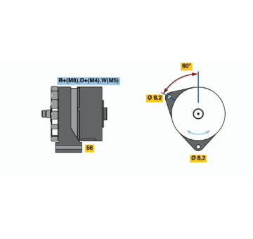 generátor BOSCH 0 120 469 030