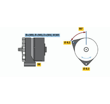 generátor BOSCH 0 120 469 043