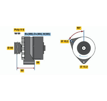 generátor BOSCH 0 120 469 104