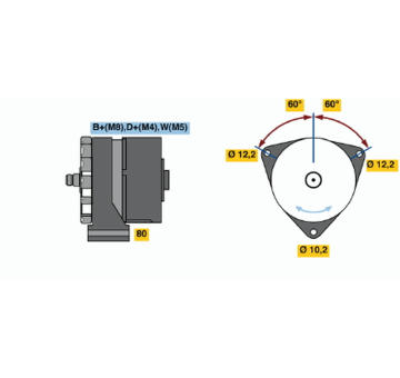 generátor BOSCH 6 033 GB3 055