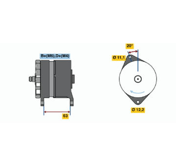 generátor BOSCH 0 120 469 634