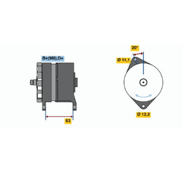 generátor BOSCH 0 120 469 646