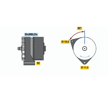 generátor BOSCH 0 120 469 682