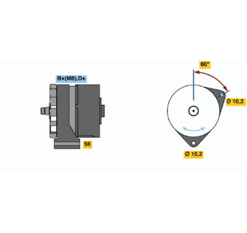 generátor BOSCH 0 120 469 684