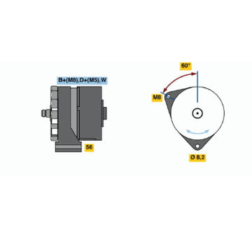 generátor BOSCH 0 120 489 369