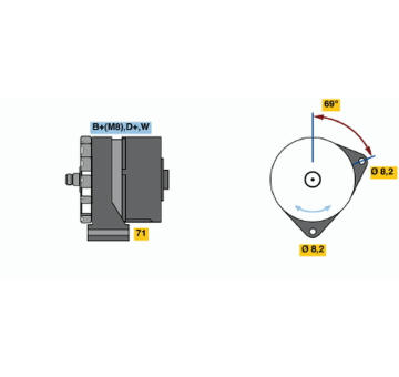 generátor BOSCH 0 120 469 788