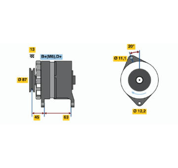 generátor BOSCH 0 120 469 849