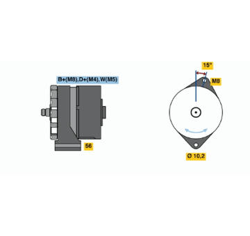 generátor BOSCH 0 120 469 850