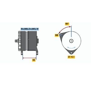 generátor BOSCH 0 120 469 908