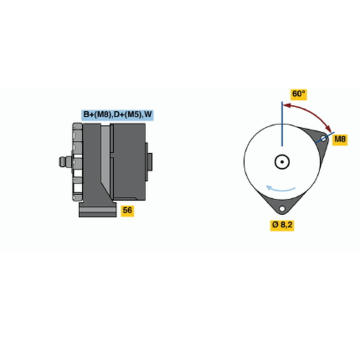 generátor BOSCH 0 120 469 933