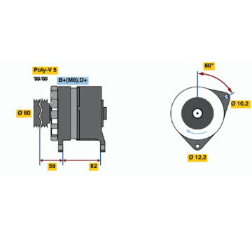 Alternátor BOSCH 0 120 469 940