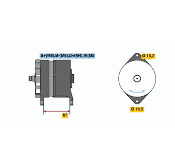 generátor BOSCH 0 120 469 963