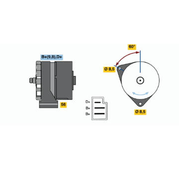 generátor BOSCH 0 120 488 118