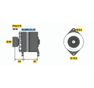 generátor BOSCH 0 120 488 142