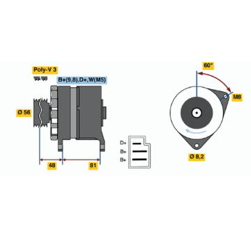 generátor BOSCH 0 120 488 189