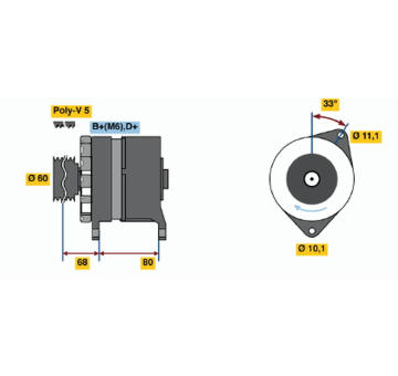 generátor BOSCH 0 120 488 275