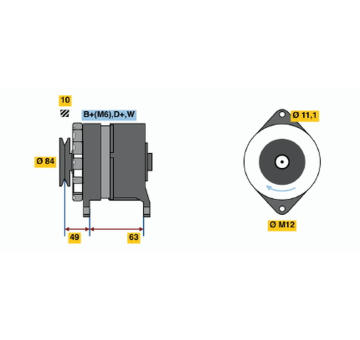 generátor BOSCH 0 120 488 284